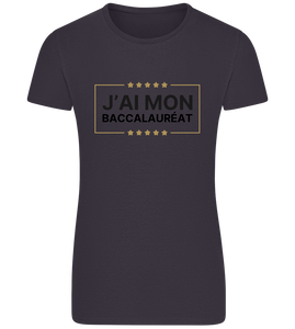 J'ai Mon Bac Design - Basic women's fitted t-shirt
