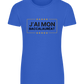 J'ai Mon Bac Design - Basic women's fitted t-shirt_ROYAL_front