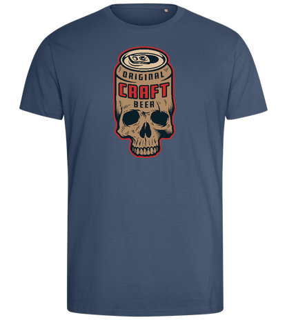 Craft Beer Design - Comfort men's fitted t-shirt_DENIM_front