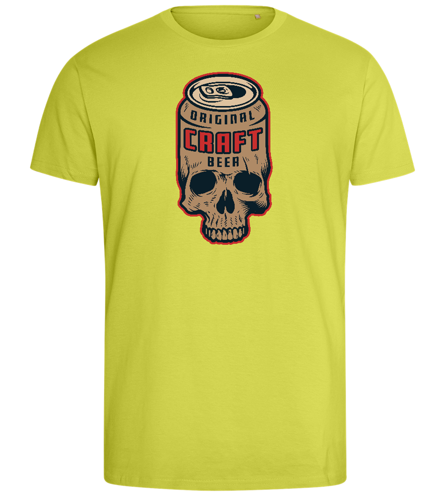 Craft Beer Design - Comfort men's fitted t-shirt_GREEN APPLE_front