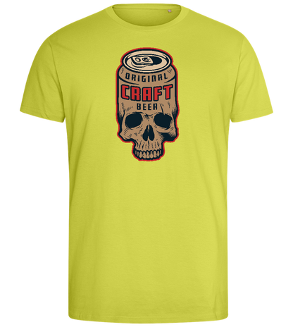 Craft Beer Design - Comfort men's fitted t-shirt_GREEN APPLE_front