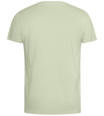 Kaffeeüberdosis Design - Comfort men's fitted t-shirt_SILESTONE_back