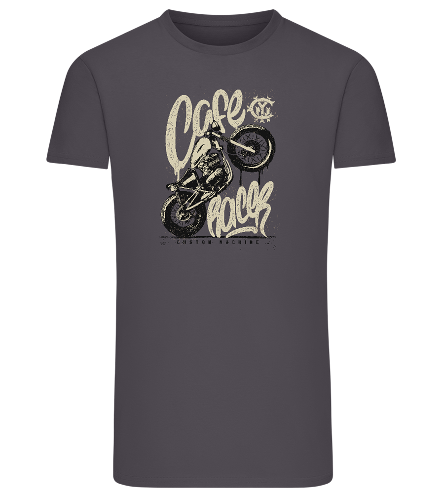 Cafe Racer Custom Design - Comfort men's fitted t-shirt_MOUSE GREY_front