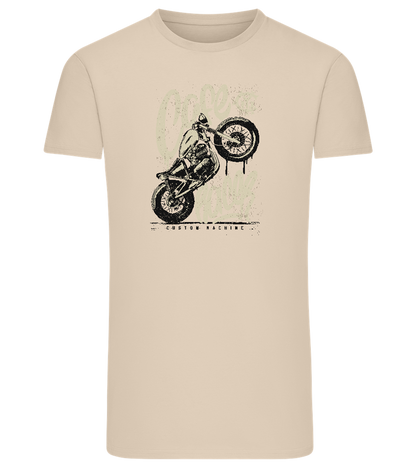 Cafe Racer Custom Design - Comfort men's fitted t-shirt_SILESTONE_front