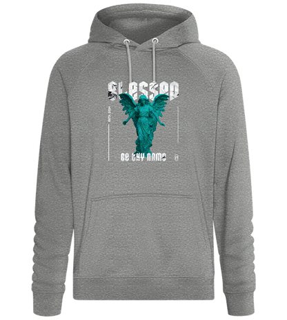 Blessed Angel Statue Design - Comfort unisex hoodie_ORION GREY II_front