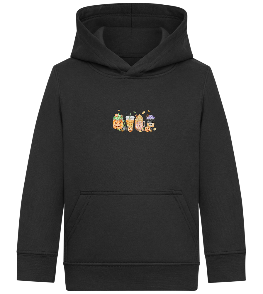 Halloween Drinks Design - Comfort Kids Hoodie_BLACK_front