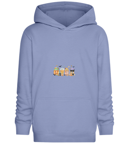 Halloween Drinks Design - Comfort Kids Hoodie_BLUE_front