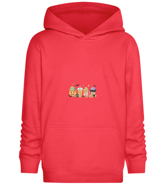 Halloween Drinks Design - Comfort Kids Hoodie_BRIGHT RED_front