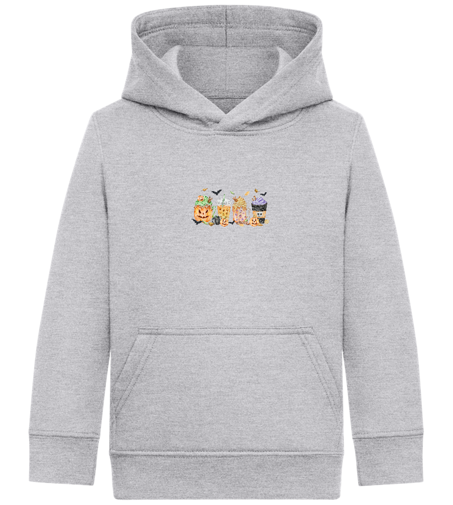 Halloween Drinks Design - Comfort Kids Hoodie_ORION GREY II_front