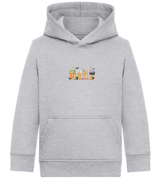 Halloween Drinks Design - Comfort Kids Hoodie_ORION GREY II_front