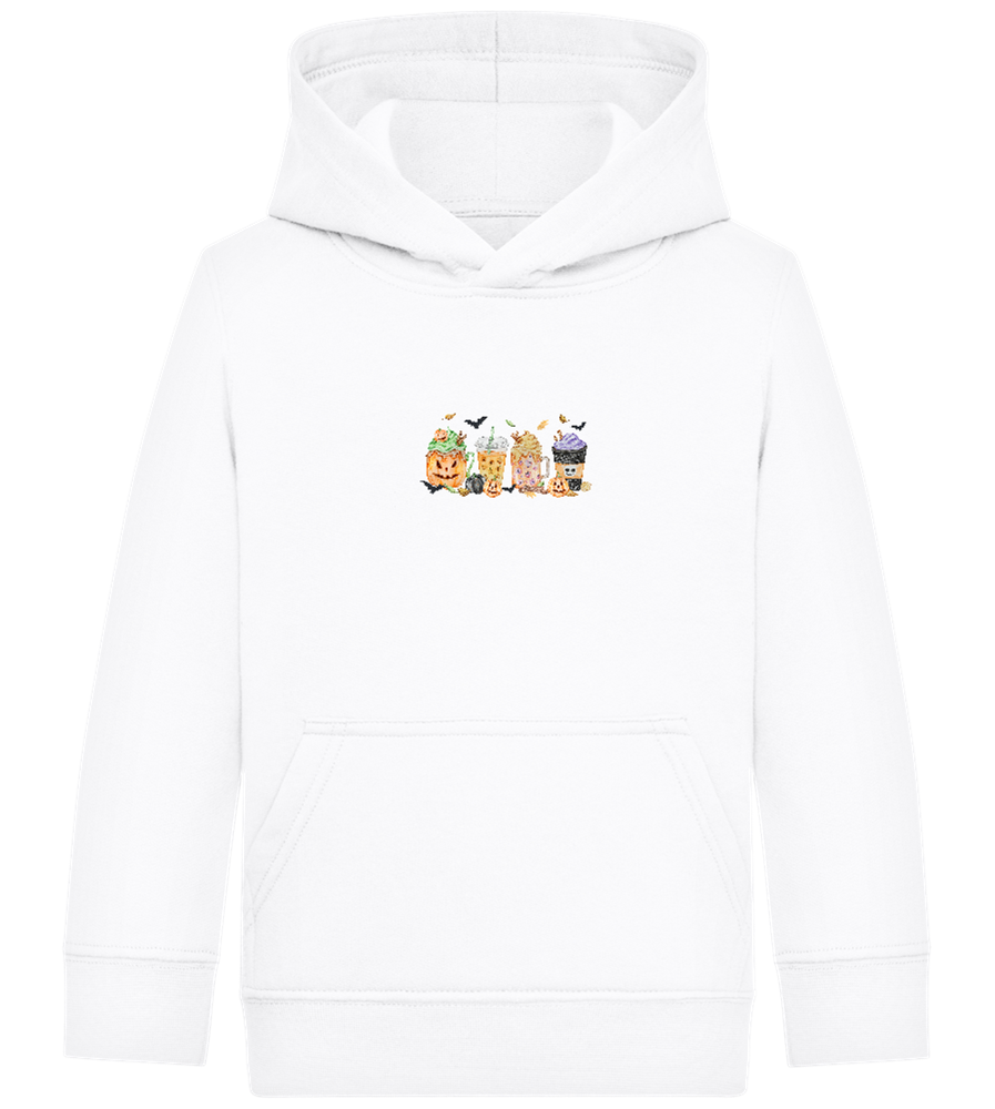 Halloween Drinks Design - Comfort Kids Hoodie_WHITE_front