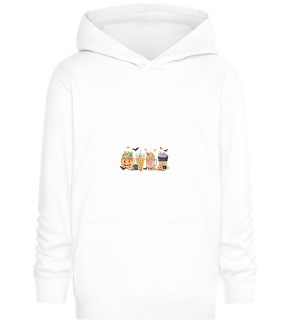 Halloween Drinks Design - Comfort Kids Hoodie_WHITE_front