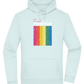 Think Positive Rainbow Design - Premium Essential Unisex Hoodie_ARCTIC BLUE_front