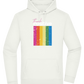 Think Positive Rainbow Design - Premium Essential Unisex Hoodie_CREAMY GREEN_front