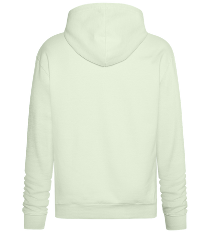 Think Positive Rainbow Design - Premium Essential Unisex Hoodie_CREAMY GREEN_back