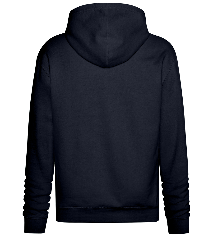 Think Positive Rainbow Design - Premium Essential Unisex Hoodie_FRENCH NAVY_back