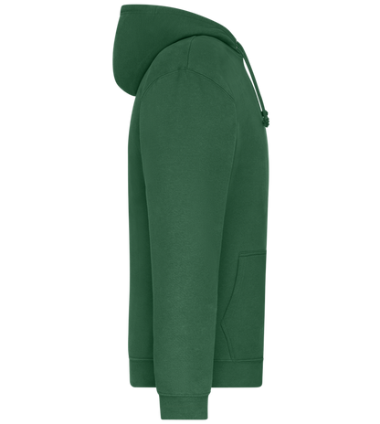 Think Positive Rainbow Design - Premium Essential Unisex Hoodie_GREEN BOTTLE_right