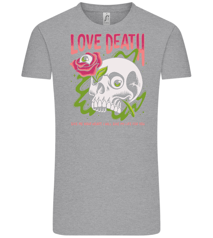 Skull Love Death Design - Comfort Unisex T-Shirt_ORION GREY_front