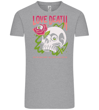 Skull Love Death Design - Comfort Unisex T-Shirt_ORION GREY_front