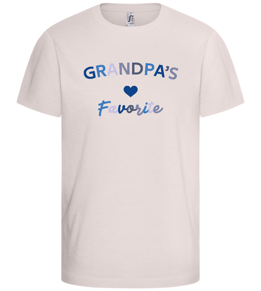 Grandpa's Favorite Design - Basic kids t-shirt_LIGHT PINK_front