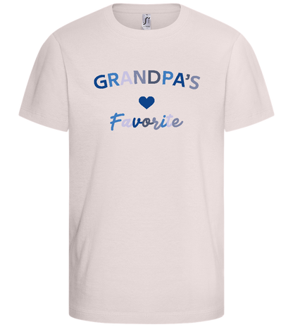 Grandpa's Favorite Design - Basic kids t-shirt_LIGHT PINK_front