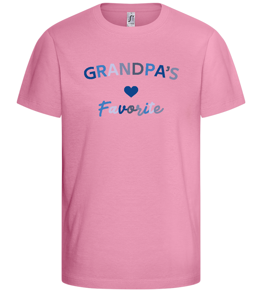 Grandpa's Favorite Design - Basic kids t-shirt_PINK ORCHID_front