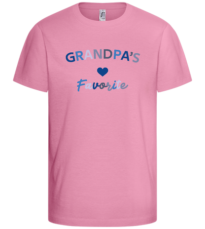 Grandpa's Favorite Design - Basic kids t-shirt_PINK ORCHID_front