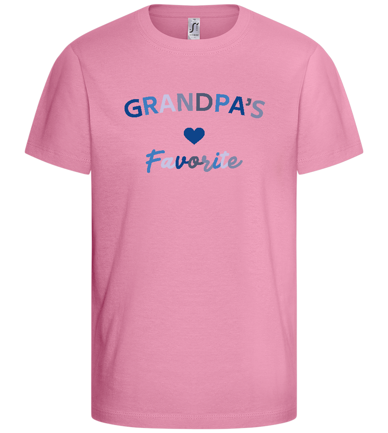 Grandpa's Favorite Design - Basic kids t-shirt_PINK ORCHID_front