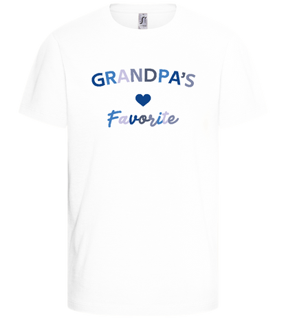 Grandpa's Favorite Design - Basic kids t-shirt_WHITE_front