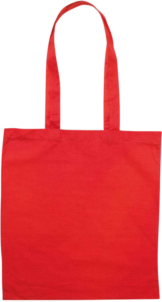 Zodiac Taurus Design - Premium colored cotton tote bag_RED_back