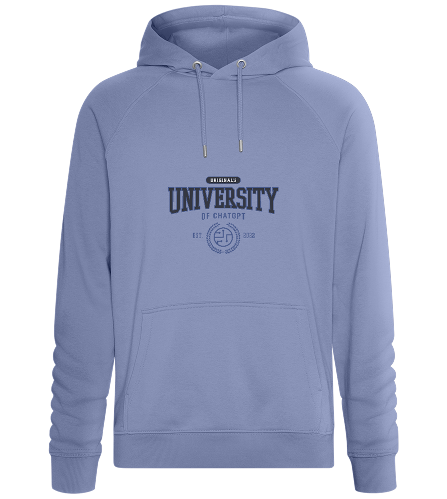 University Logo Design - Comfort unisex hoodie_BLUE_front