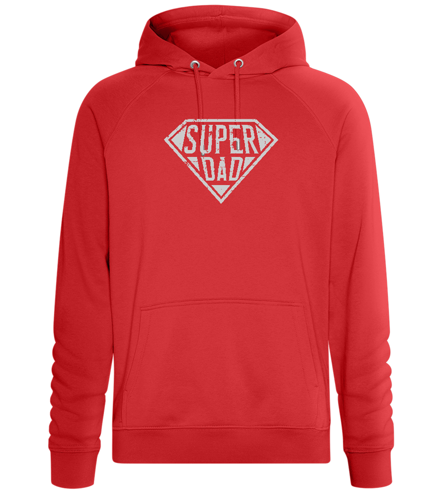 Super Dad 2 Design - Comfort unisex hoodie_RED_front