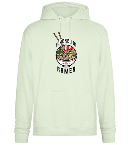 Powered By Design - Premium Essential Unisex Hoodie_CREAMY GREEN_front