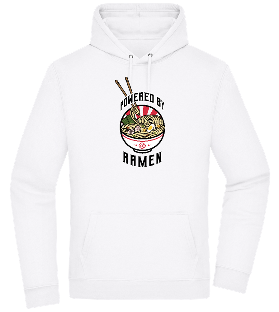 Powered By Design - Premium Essential Unisex Hoodie_WHITE_front