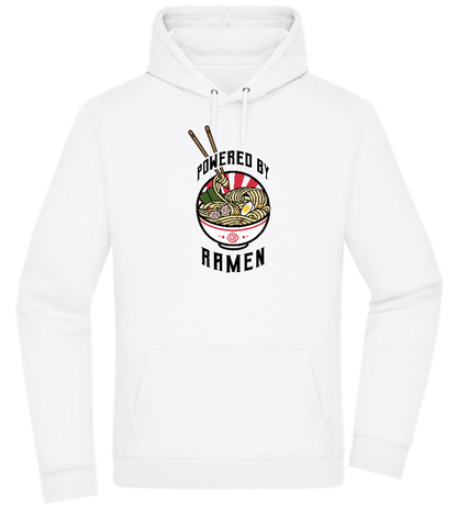 Powered By Design - Premium Essential Unisex Hoodie_WHITE_front