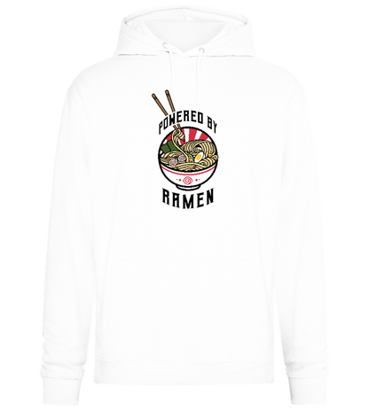 Powered By Design - Premium Essential Unisex Hoodie_WHITE_front