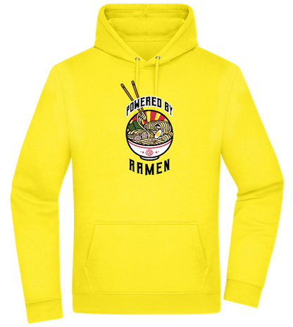 Powered By Design - Premium Essential Unisex Hoodie_YELLOW_front