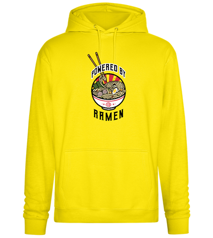 Powered By Design - Premium Essential Unisex Hoodie_YELLOW_front