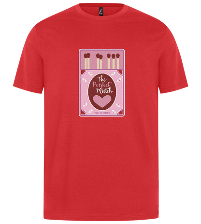 The Perfect Match Design - Premium unisex regular fit t-shirt_RED_front