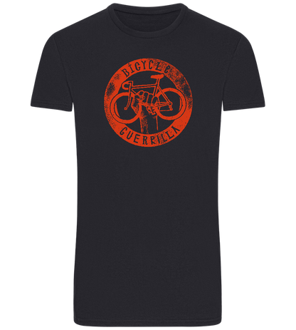 Bicycle Guerrilla Design - Basic Unisex T-Shirt_FRENCH NAVY_front