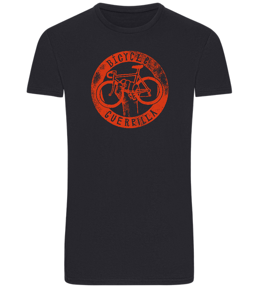 Bicycle Guerrilla Design - Basic Unisex T-Shirt_FRENCH NAVY_front