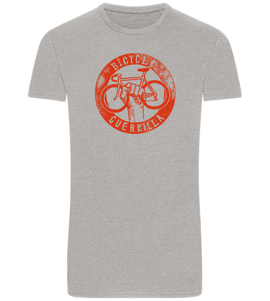 Bicycle Guerrilla Design - Basic Unisex T-Shirt_ORION GREY_front