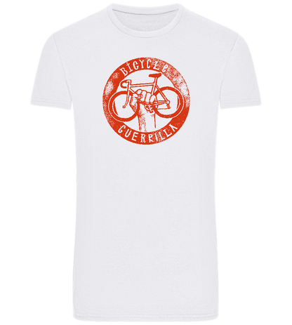 Bicycle Guerrilla Design - Basic Unisex T-Shirt_WHITE_front