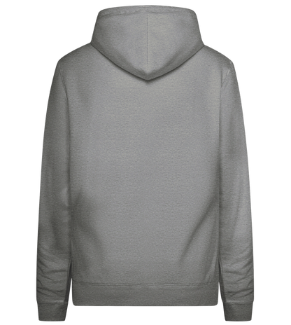 Fluently Ironic Design - Premium women's hoodie_ORION GREY II_back