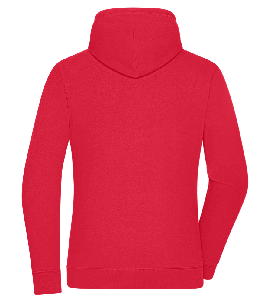 Fluently Ironic Design - Premium women's hoodie_RED_back