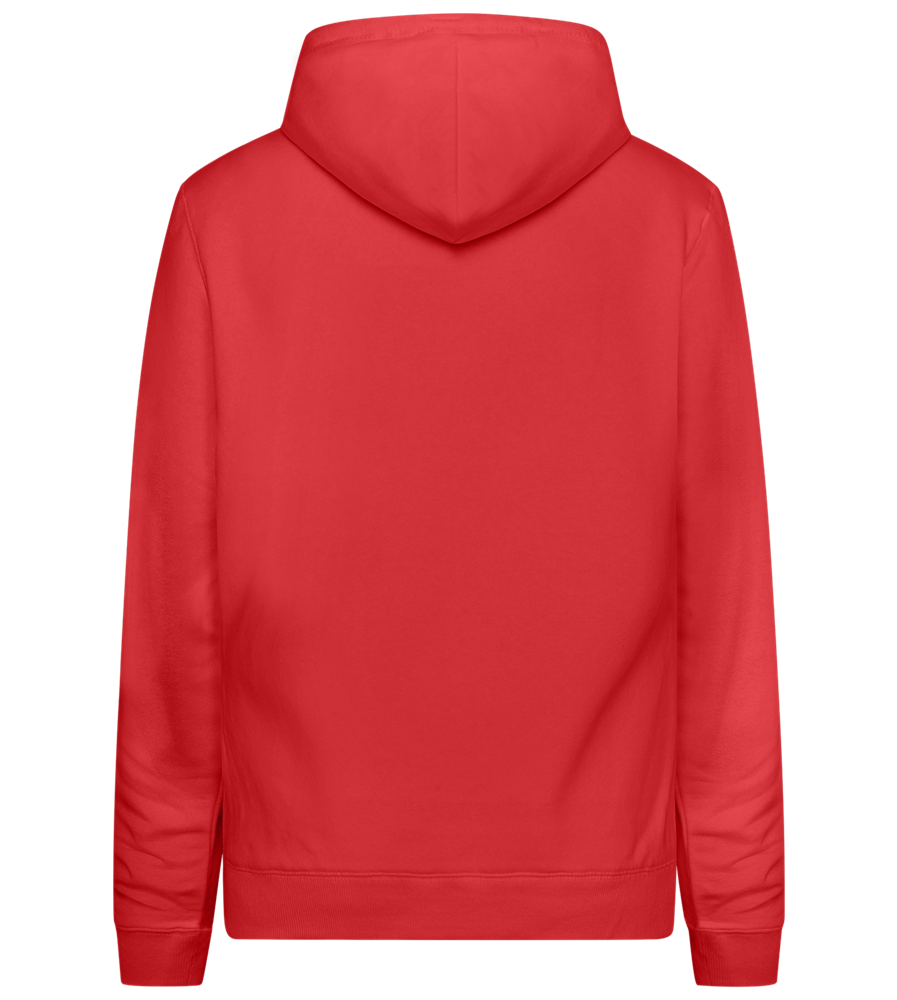 Fluently Ironic Design - Premium women's hoodie_RED_back