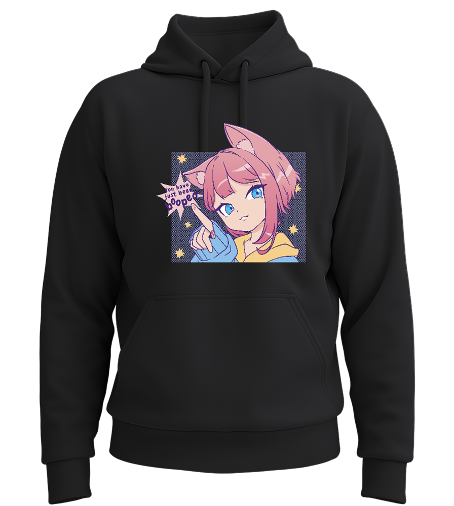 Just Been Booped Design - Premium Essential Unisex Hoodie_BLACK_front