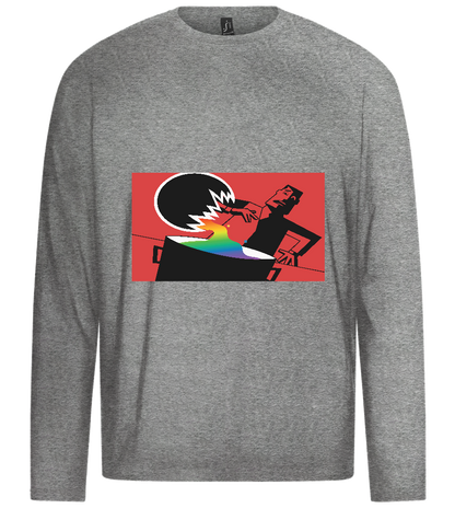 Chemical X Design - Premium men's long sleeve t-shirt_ORION GREY_front