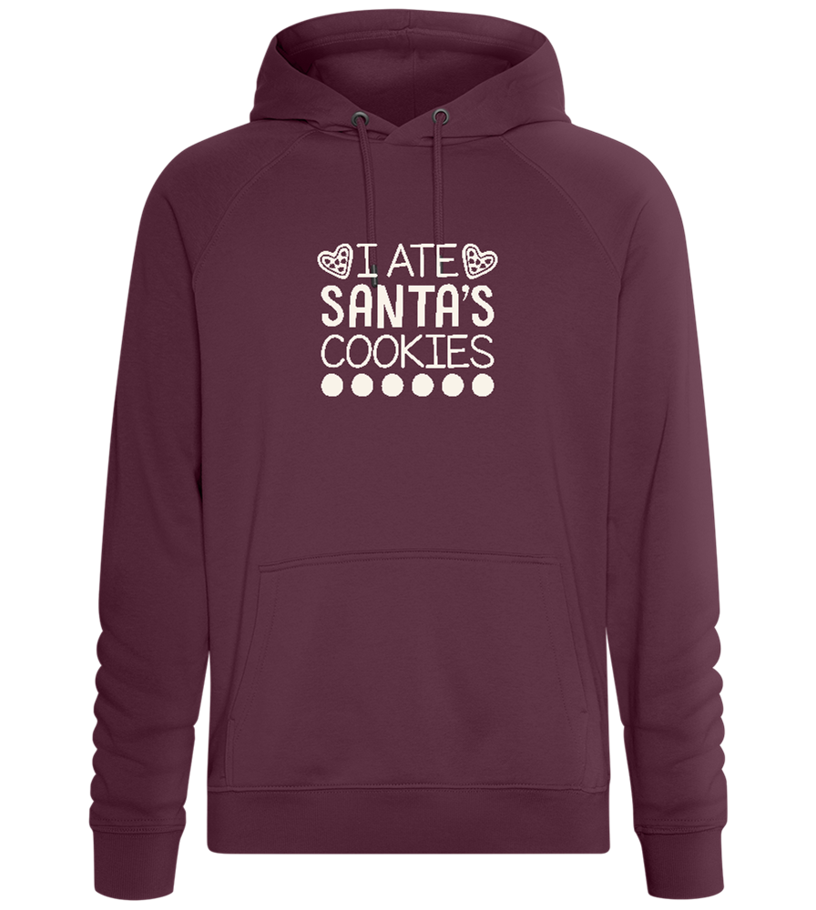 Santa's Cookies Design - Comfort unisex hoodie_BORDEAUX_front