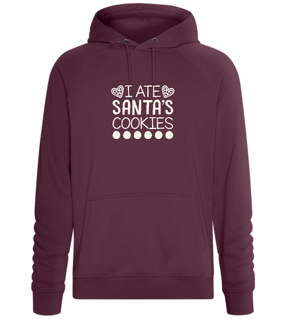 Santa's Cookies Design - Comfort unisex hoodie_BORDEAUX_front